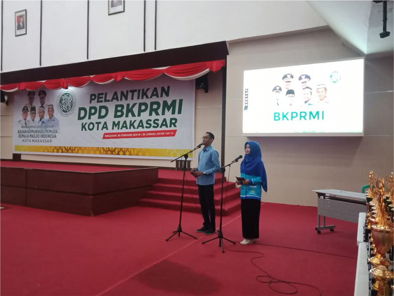 MC - Pelantikan DPD BKPRMI Kota Makassar Periode 2020 - 2025